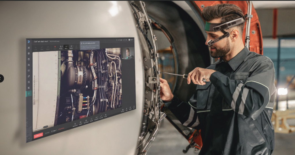 Interactive AR solution in aviation industry